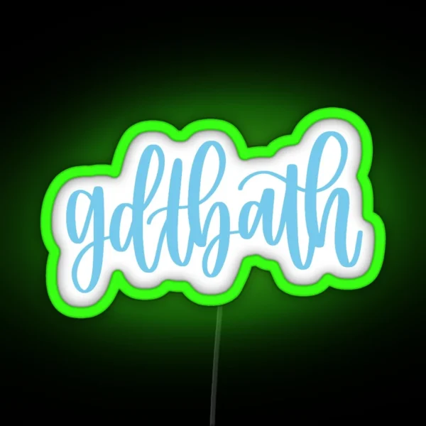 GDTBATH RGB Neon Sign