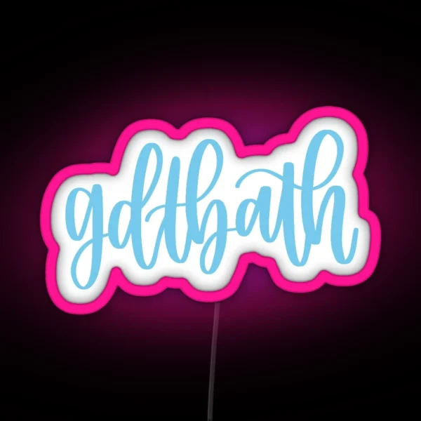 GDTBATH RGB Neon Sign