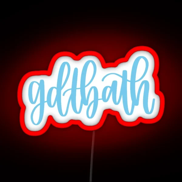 GDTBATH RGB Neon Sign