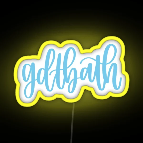 GDTBATH RGB Neon Sign
