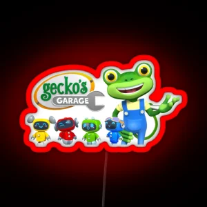 Gecko Garage Gecko Garage GG RGB Neon Sign