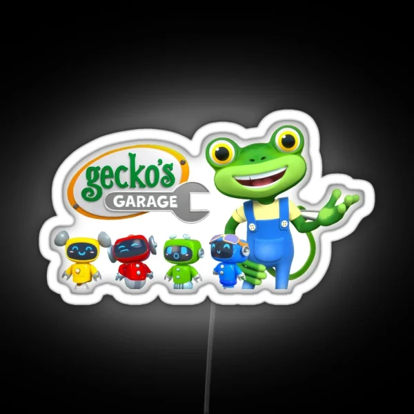 Gecko Garage Gecko Garage GG RGB Neon Sign