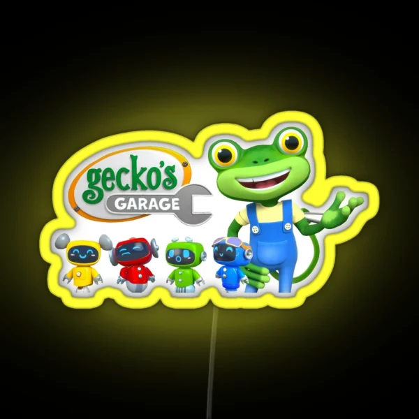 Gecko Garage Gecko Garage GG RGB Neon Sign