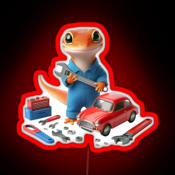 Gecko S Garage RGB Neon Sign