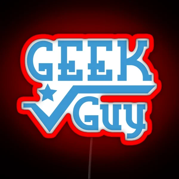 Geek Guy RGB Neon Sign