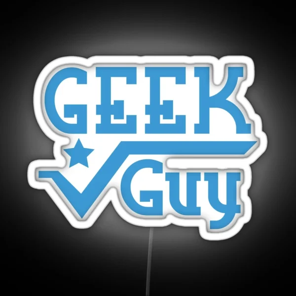 Geek Guy RGB Neon Sign