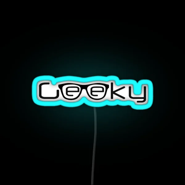 Geeky Girl RGB Neon Sign