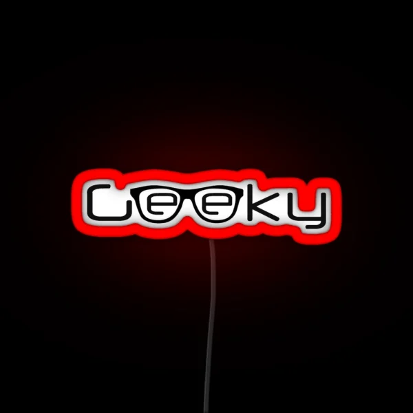 Geeky Girl RGB Neon Sign