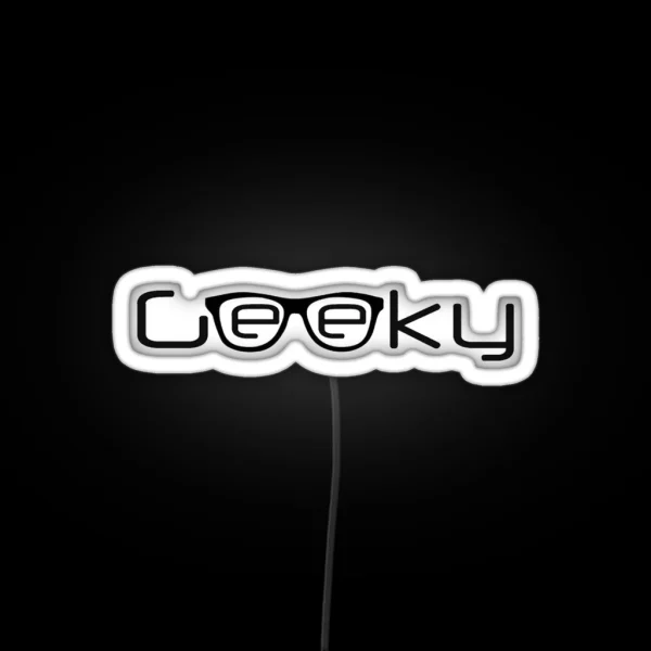 Geeky Girl RGB Neon Sign