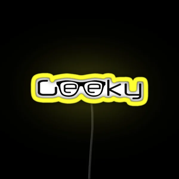 Geeky Girl RGB Neon Sign