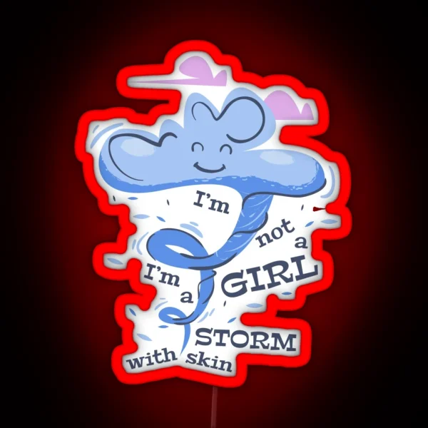 Geeky Girl RGB Neon Sign