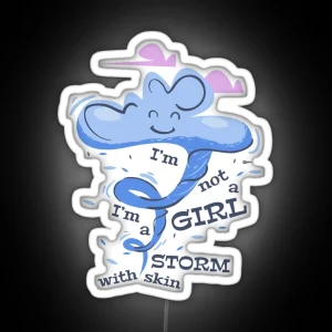 Geeky Girl RGB Neon Sign