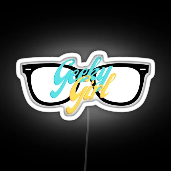 Geeky Girl RGB Neon Sign