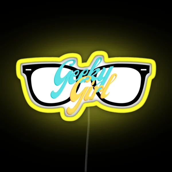 Geeky Girl RGB Neon Sign