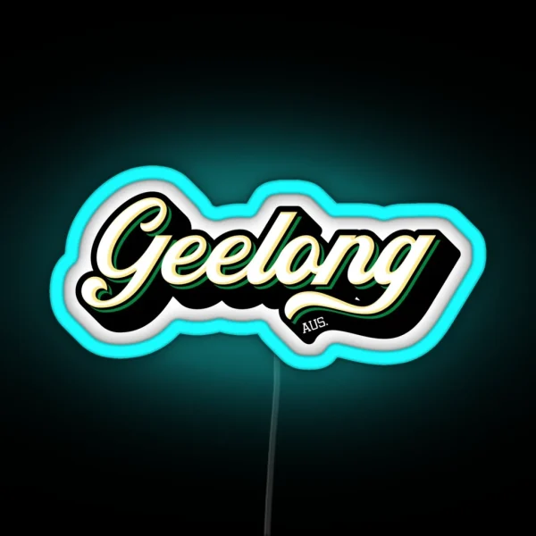 Geelong Australia RGB Neon Sign