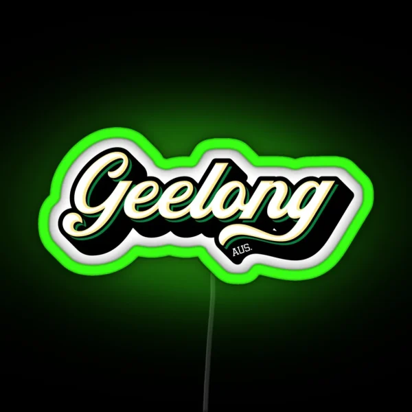 Geelong Australia RGB Neon Sign