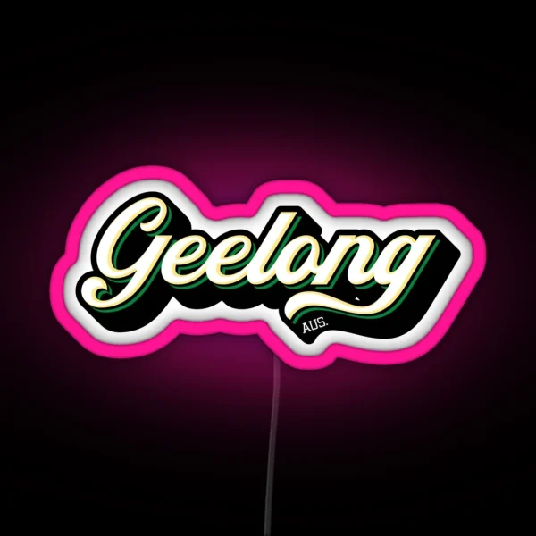 Geelong Australia RGB Neon Sign