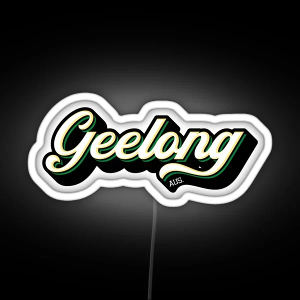 Geelong Australia RGB Neon Sign