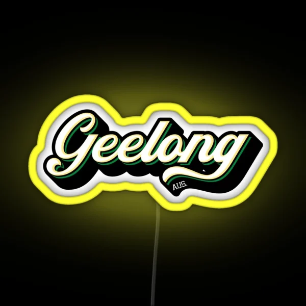 Geelong Australia RGB Neon Sign