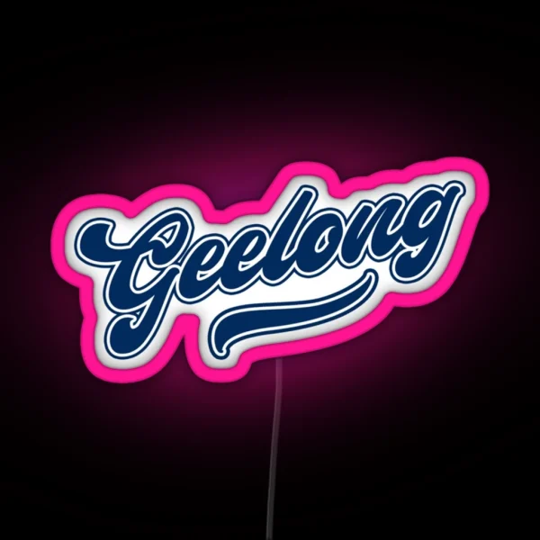 Geelong RGB Neon Sign