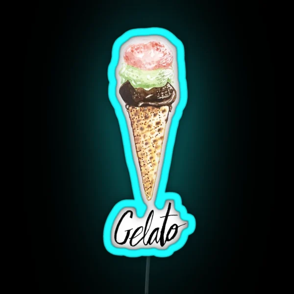 Gelato RGB Neon Sign
