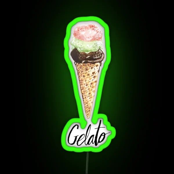 Gelato RGB Neon Sign