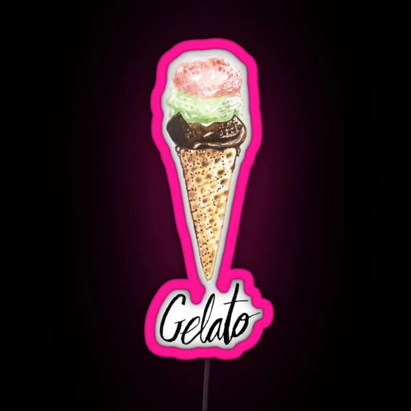 Gelato RGB Neon Sign