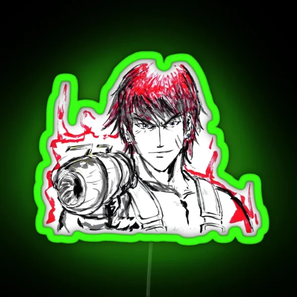 Gene Starwind Outlaw Star RGB Neon Sign