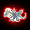 General Astrid Hofferson And Stormfly The Deadly Nadder RGB Neon Sign - Image 2