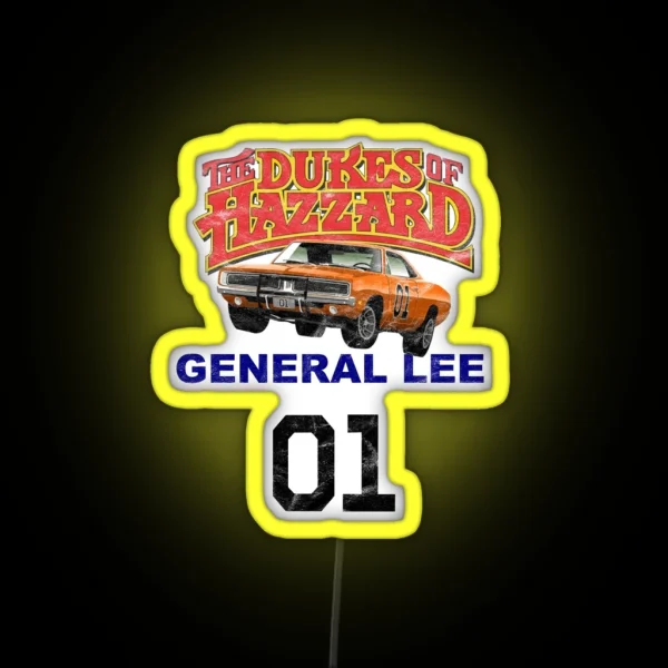 General Lee 01 RGB Neon Sign