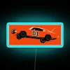 General Lee Dukes Boys Hazzard RGB Neon Sign - Image 2