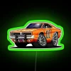 GENERAL LEE DUKES OF HAZZARD CAR RGB Neon Sign - Image 3