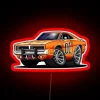 GENERAL LEE DUKES OF HAZZARD CAR RGB Neon Sign
