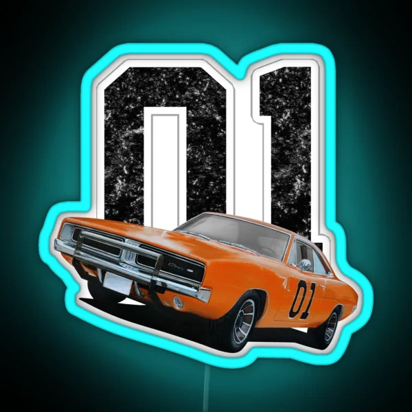 General Lee RGB Neon Sign