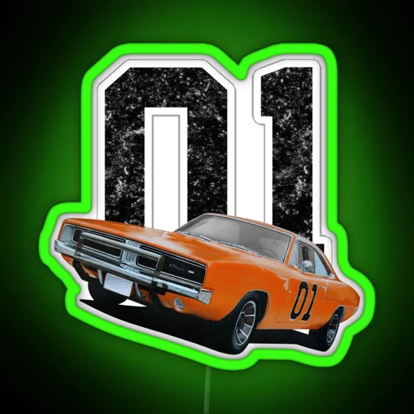 General Lee RGB Neon Sign