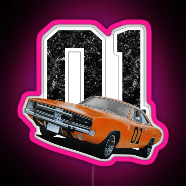 General Lee RGB Neon Sign