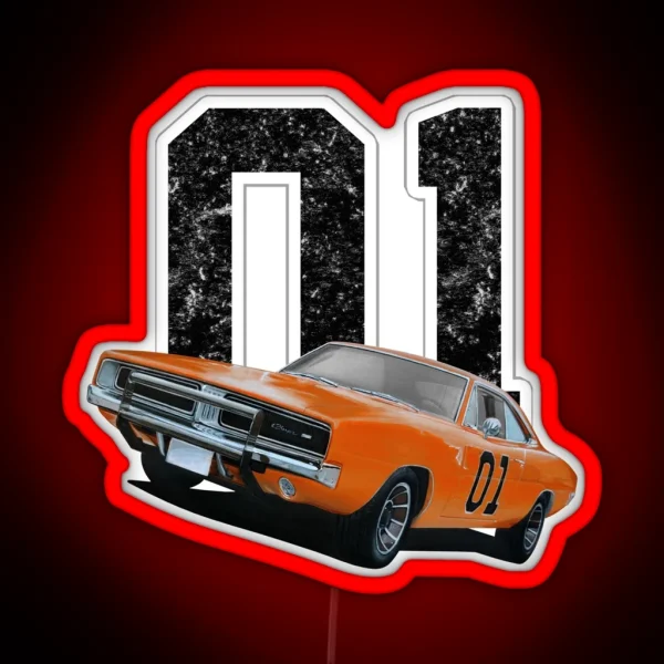 General Lee RGB Neon Sign