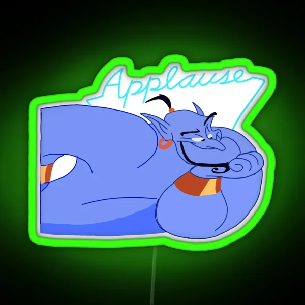 Genie From Aladdin RGB Neon Sign