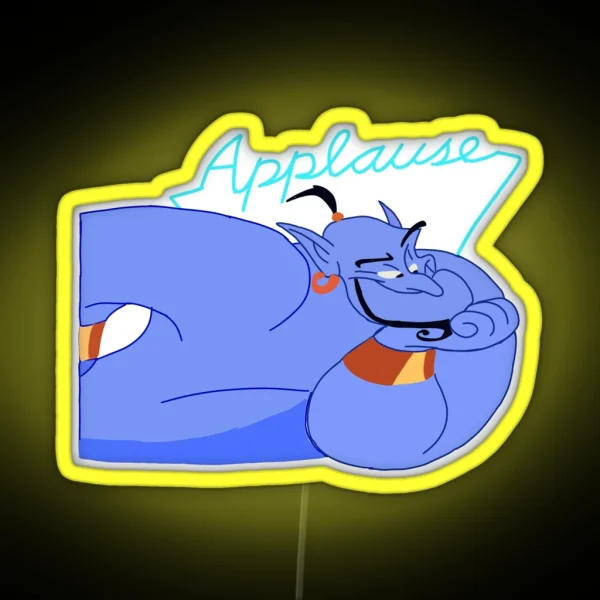 Genie From Aladdin RGB Neon Sign