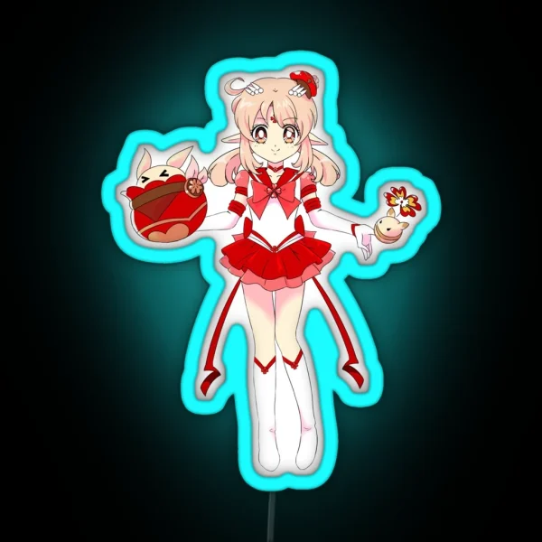 Genshin Impact Klee Sailor Senshi RGB Neon Sign