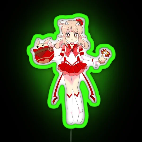 Genshin Impact Klee Sailor Senshi RGB Neon Sign