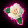 Gentle White Rose RGB Neon Sign - Image 6