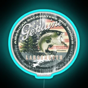 GENUINE LARGEMOUTH RGB Neon Sign