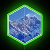 Geometric Snowy Mountains RGB Neon Sign - Image 3