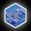 Geometric Snowy Mountains RGB Neon Sign - Image 4