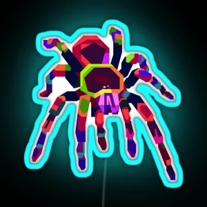 Geometric Tarantula Spider Led RGB Neon Sign