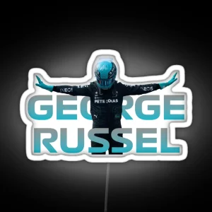 George Russel Celebration Canadian GP RGB Neon Sign