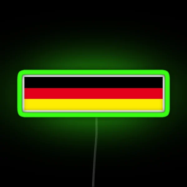 German Colors RGB Neon Sign