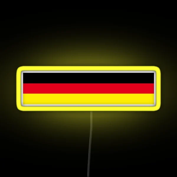 German Colors RGB Neon Sign