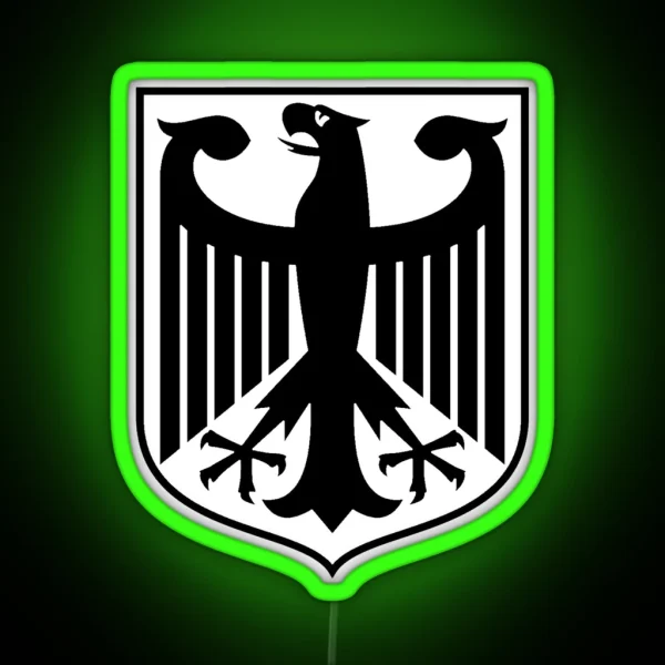 German Eagle Black 2021 2 GER 1 RGB Neon Sign